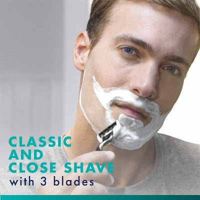 Gillette Mach3 Value Pack Razor - Handle + 6 Blade Refills