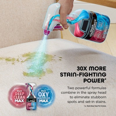 Shark StainForce Dual-Formula Refill Cartridge Value 2pk Stain & Odor Remover 2x 16.9oz - BNDHXCM500