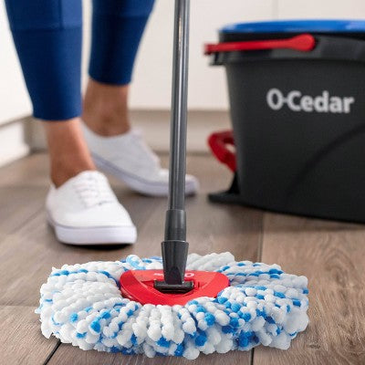 O-Cedar RinseClean Deep Clean Mop Head Replacement - 2pk: Microfiber, Non-Abrasive, Reusable