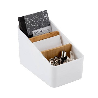 Thinkspace 3 Compartment Storage White