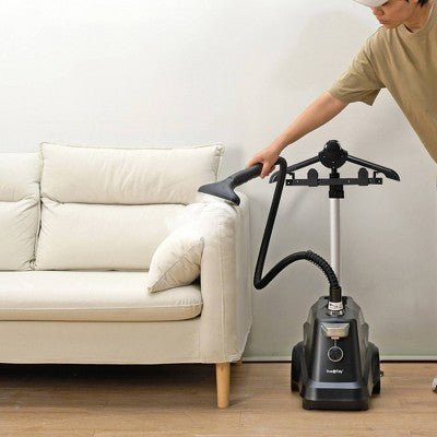 True & Tidy SX3 Industrial Garment Steamer with 3 Steam Settings and On/Off Pedal Black: 1800W, 90 Min Steam, 3L Tank (LOCAL PICKUP ONLY)