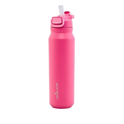 Reduce 32oz Hydrate Stainless Steel Water Bottle Dark Pink