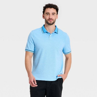 Men's Every Wear Polo Shirt - Goodfellow & Co Blue M