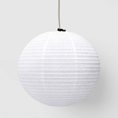 15.75" Round Paper Shade Ceiling Light - Room Essentials