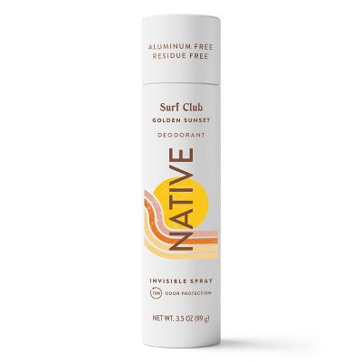 Native Limited Edition Surf Club Deodorant - Golden Sunset - 3.5 fl oz