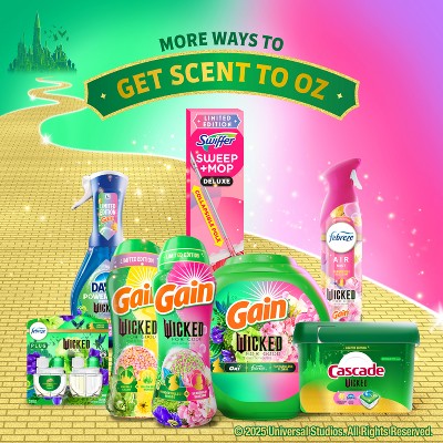 Gain Wicked Laundry Scent Booster Beads, Limited Edition Charm & Yellow Brick Wonder - 12.2oz