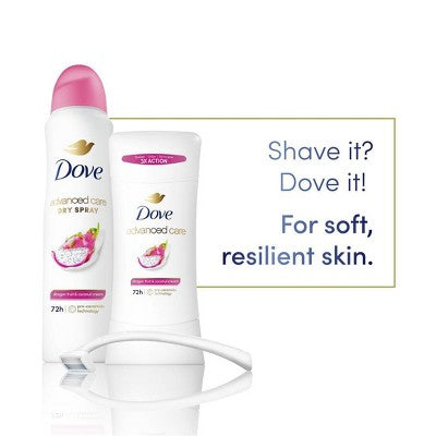 Dove Beauty Advanced Care 72-Hour Dry Spray Deodorant Dragon Fruit and Coconut Cream - 3.8oz