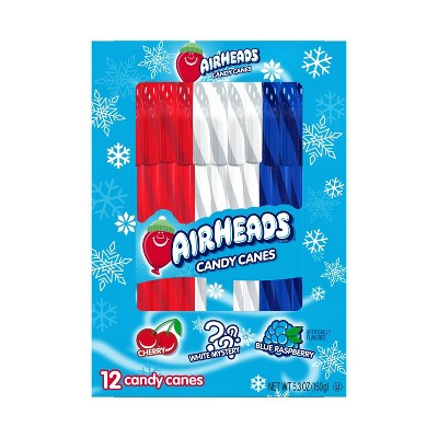 Airheads Christmas Candy Canes - 5.3oz/12ct