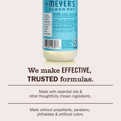 Mrs. Meyer's Clean Day Room Air Freshener Dewdrop Scent - 8 fl oz: Liquid Spray, Non-Powered, Package Quantity 1