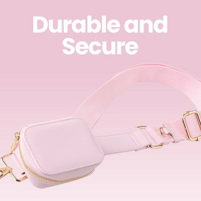 GEMS Crossbody Phone Strap with Wallet - Pink