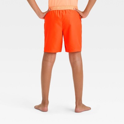 Boys' Colorblock Swim Shorts - Cat & Jack Orange L