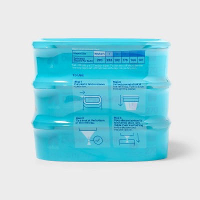Diaper Pail Square Refill Disposal Bags - 3pk - up&up