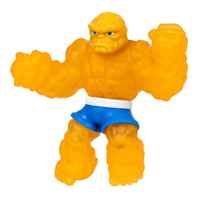 Fantastic 4 Heroes of Goo Jit Zu The Thing Stretchy Figure
