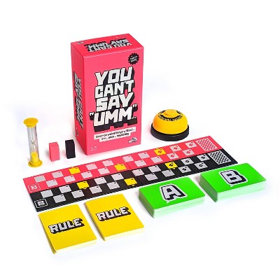 Big Potato You Can't Say Ummm Board Game: Educational Party Game for 4+ Players, Includes Cards & Instructions