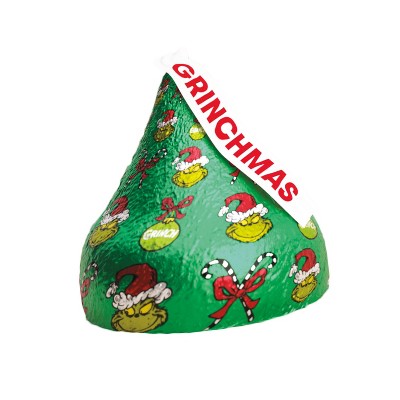 Hershey's KISSES Christmas Grinch Solid Milk Chocolate Candy - 1.45oz