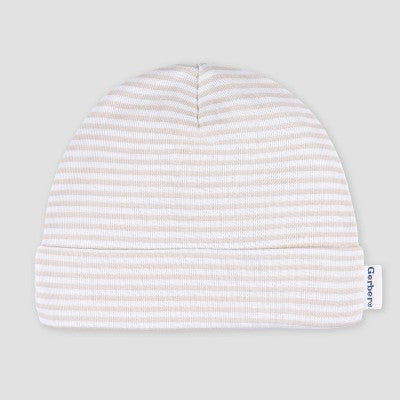 Gerber Baby 3pk Hats & Mittens - White