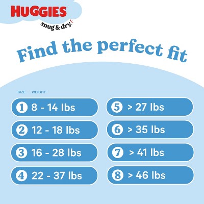 Huggies Snug & Dry Diapers - Size 3 - 104ct
