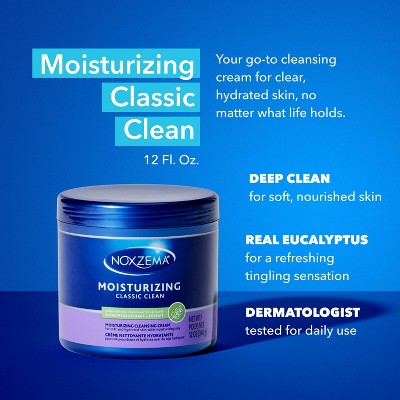 Noxzema Classic Clean Moisturizing Cleansing Cream - 12oz