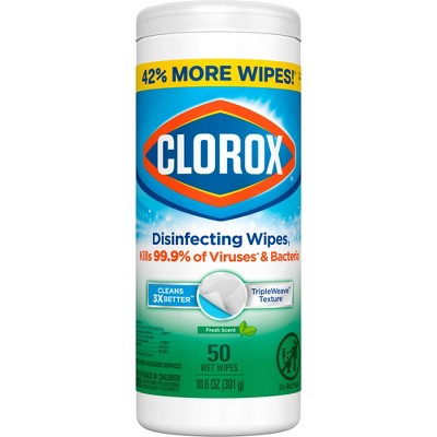 Clorox Fresh Disinfecting Wipes Bleach Free Cleaning Wipes - 50ct