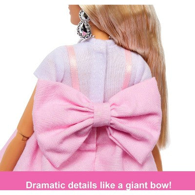 Barbie Deluxe Style 12" Doll #3 in Pastel Pink Barbiecore Dress