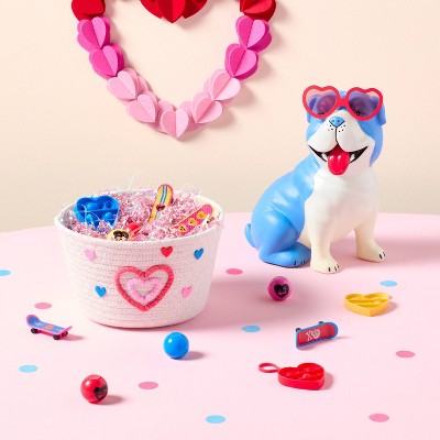 Valentine's Day Rope Basket White - Spritz