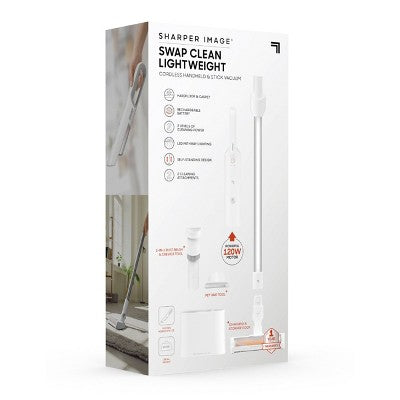 Sharper Image Swap Clean Lightweight Cordless Handheld & Stick Vacuum Gray (LOCAL PICKUP ONLY)