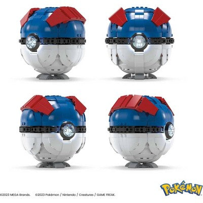 MEGA Pokemon Jumbo Great Ball Building Kit with Lights - 299pcs