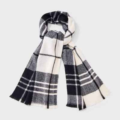 Light Weight Woven Scarf - Universal Thread Black/White