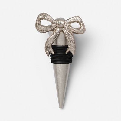 Bow Wine Stopper Silver - Threshold