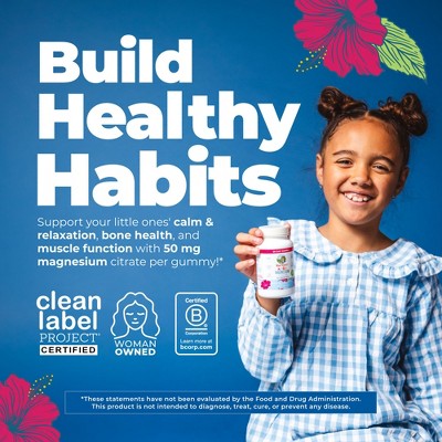 MaryRuth's Kids Magnesium Calm Gummies, Hibiscus, 60 ct