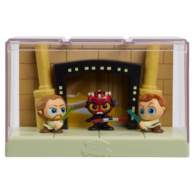 Star Wars Doorables Widescreen Moments - Episode I: Mini Figures Set by Disney Doorables, Plastic Material, 3 Pieces