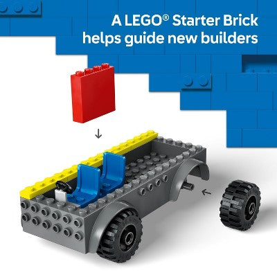 LEGO City Fire Ladder Truck Toddler Building Toy with 2 Firefighter Minifigures 60463