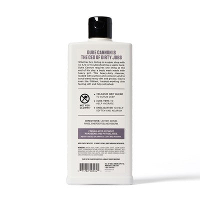 Duke Cannon Supply Co. Heavy Grit Deep Cleaning Men's Body Wash - 18 fl oz