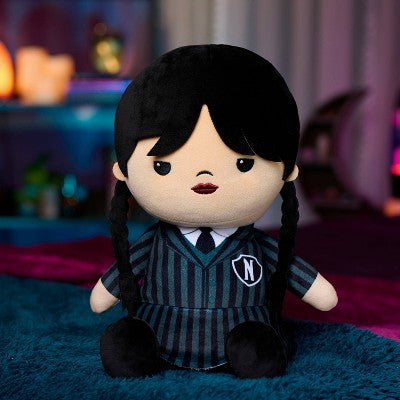 Wednesday Series Weighted Comfort Plush: Creative Thinking Polyester Plush Doll