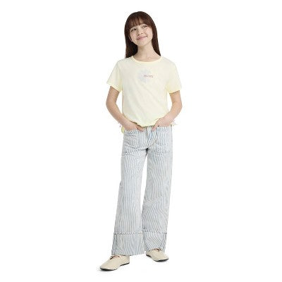 Levi's Girls' Short Sleeve Daisy Side-Tie T-Shirt - XS
