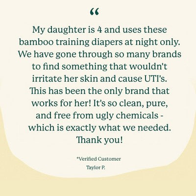 EcoPeaCo. Bamboo Disposable Diapers - Made with Organic Bamboo and Viscose - Size 2T-3T - 72ct