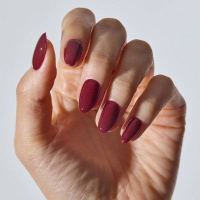 Ohora Gel Nail Art Gel Tip - Royal Burgundy - 30ct