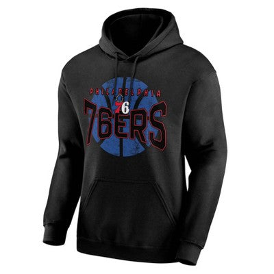 NBA Philadelphia 76ers Men's Black Hooded Sweatshirt - XL