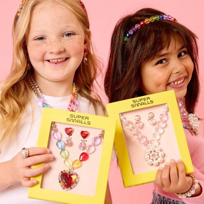 Super Smalls Pink Necklace and Earrings Set