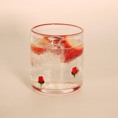 Madison Home 16 fl oz Icon Glass Roses