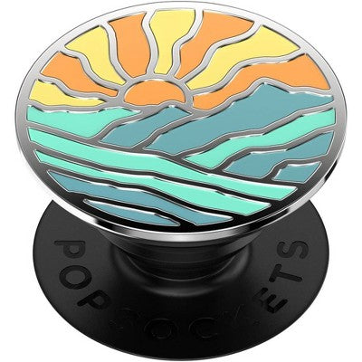 PopSockets PopGrip Enamel Cell Phone Grip & Stand - Mountain Rays