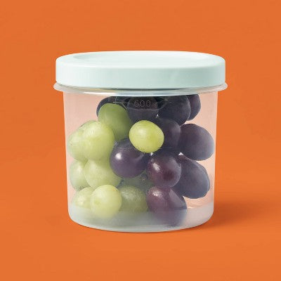 Twist & Store Large Round Food Storage Containers - 22 fl oz/2ct - up&up: Stackable Design, BPA-Free