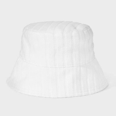 Poly Jacquard Terry Bucket Hat - Shade & Shore Ivory