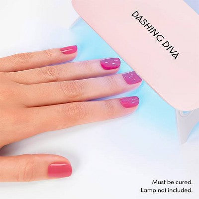 Dashing Diva Glaze Color Semi-Cured Gel Nail Polish Strips - Birdie - 32ct: Glossy Finish, Nail Art, Medium Tones