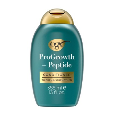 OGX ProGrowth + Peptide Thickening Hair Conditioner - 13 fl. oz: Damage Repair, For All Hair Types, Liquid Form