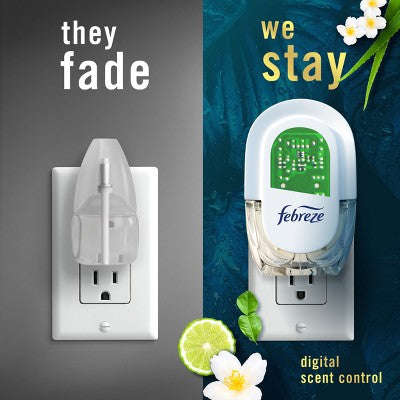 Febreze Luxe Plug Dual Refill Air Freshener - Rainforest - 1.75 fl oz/2ct