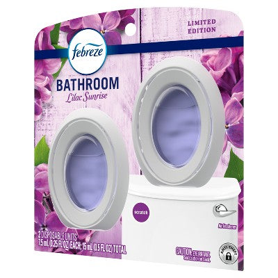 Febreze Bathroom Air Freshener Lilac Sunrise - 2ct