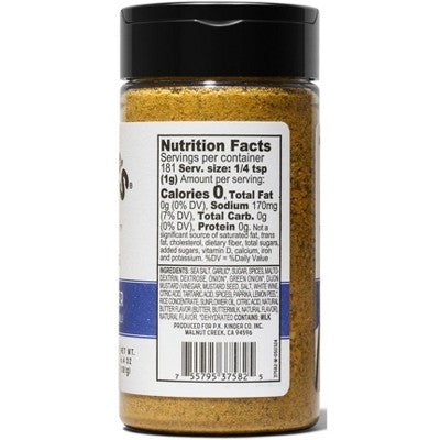 Kinder's Cowboy Butter Seasoning - 6.4oz: Black Pepper