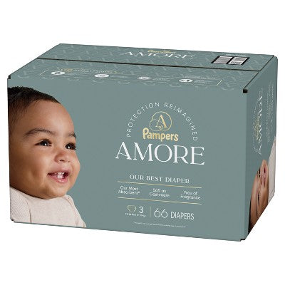 Amore by Pampers Diapers Super Pack - Size 3 - 66ct