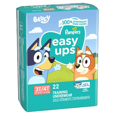 Pampers Easy Ups Bluey Training Underwear - Size 3T-4T - 22ct